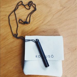 Komuso Design Shift Necklace Matte Slate NEW!